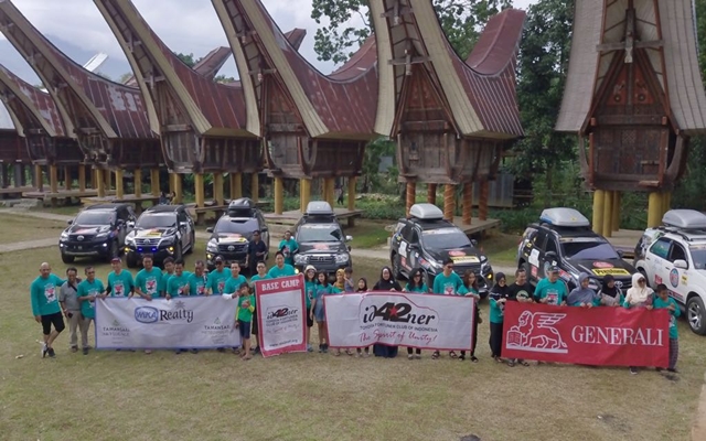 Generali dan Komunitas Mobil Toyota Fortuner Jelajahi Keindahan Sulawesi